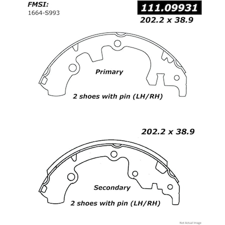 Premium Brake Shoes,111.09931